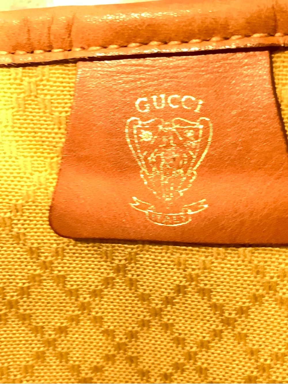 Gucci Brown Suede Tote with Front Zip Pocket - Picture 8 of 10